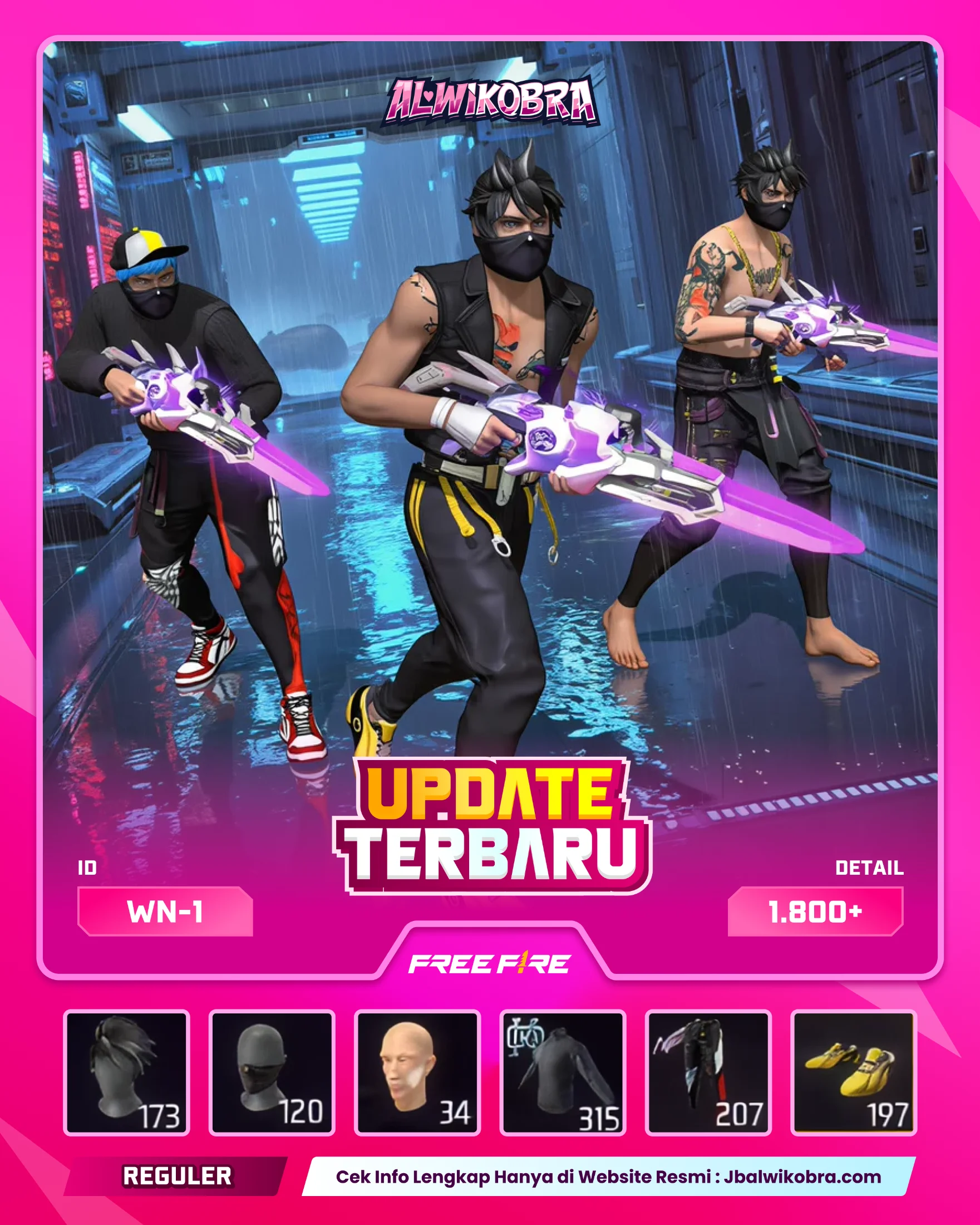 FREE FIRE WN 1 — Free Fire — Reguler