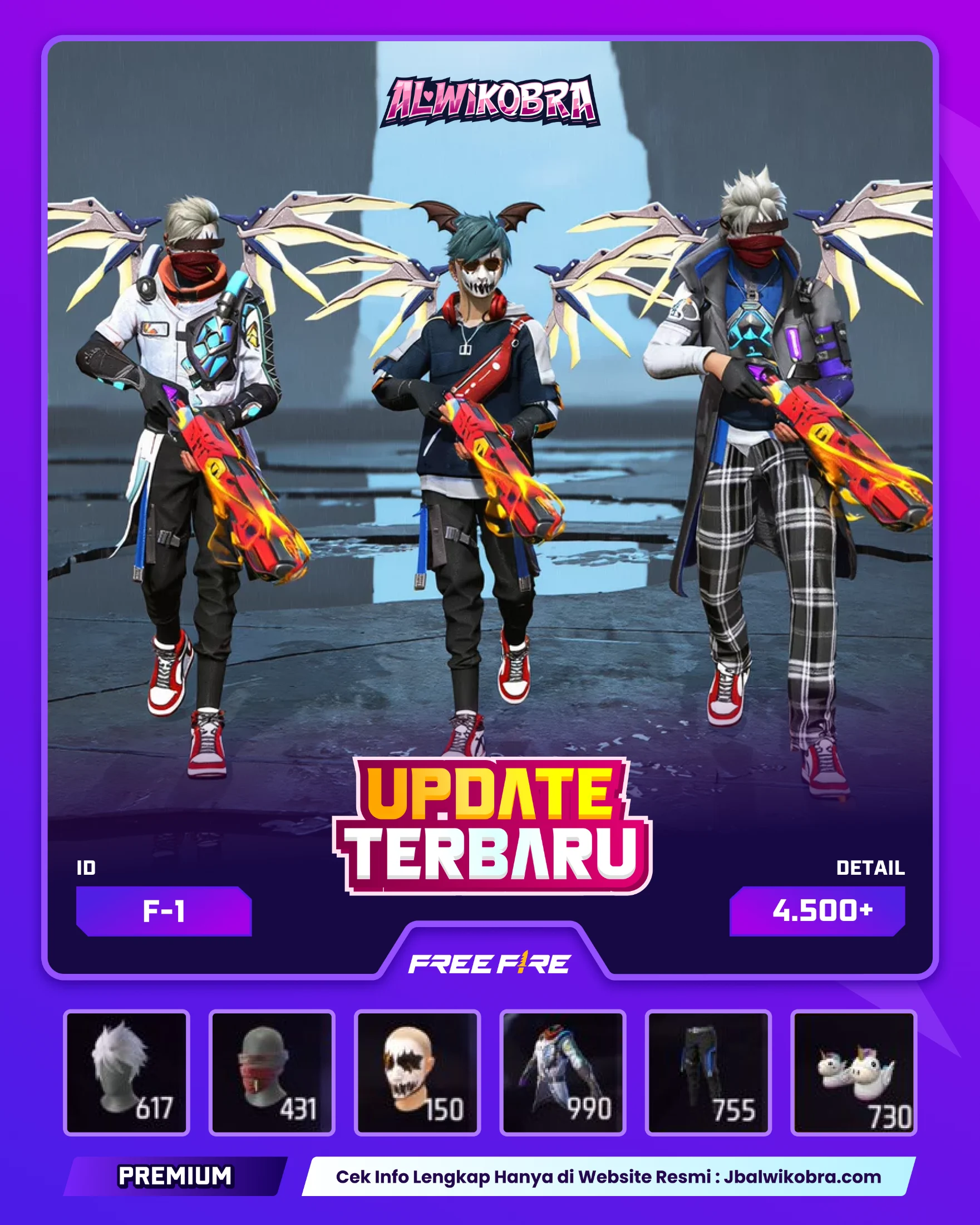 FREE FIRE F1 — Free Fire — Reguler