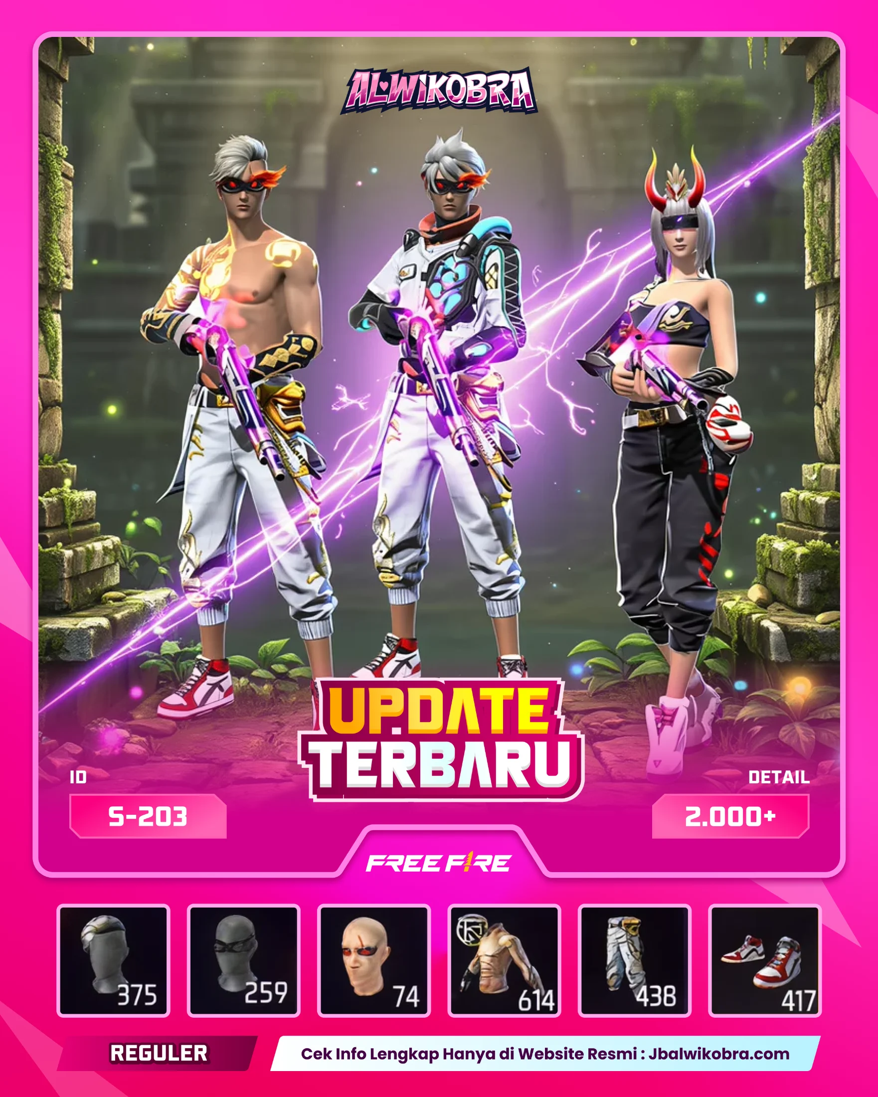 FREE FIRE S203 — Free Fire — Reguler