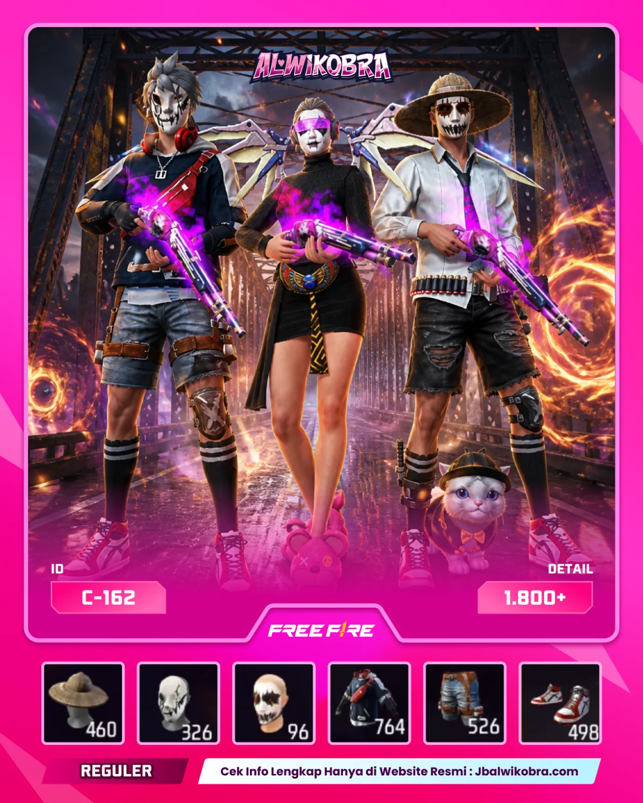 FREE FIRE C162 — Free Fire — Reguler
