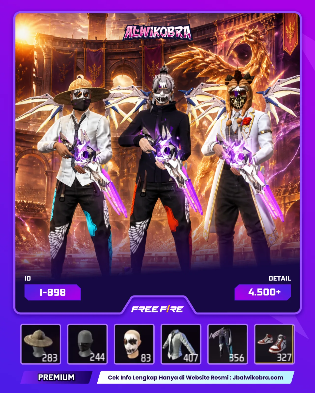 FREE FIRE 898 I — Free Fire — Reguler