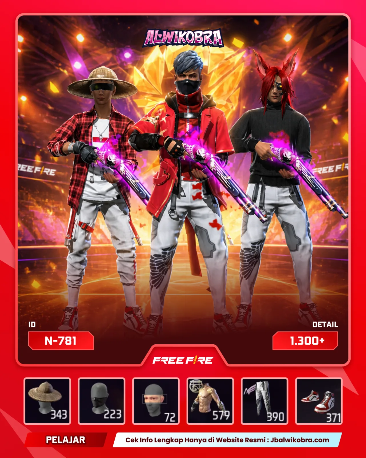 FREE FIRE N781 — Free Fire — Pelajar