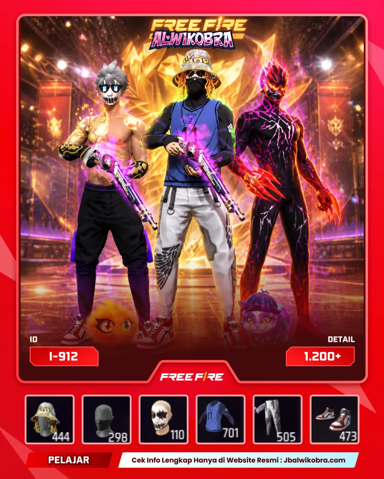 FREE FIRE 912 I — Free Fire — Pelajar
