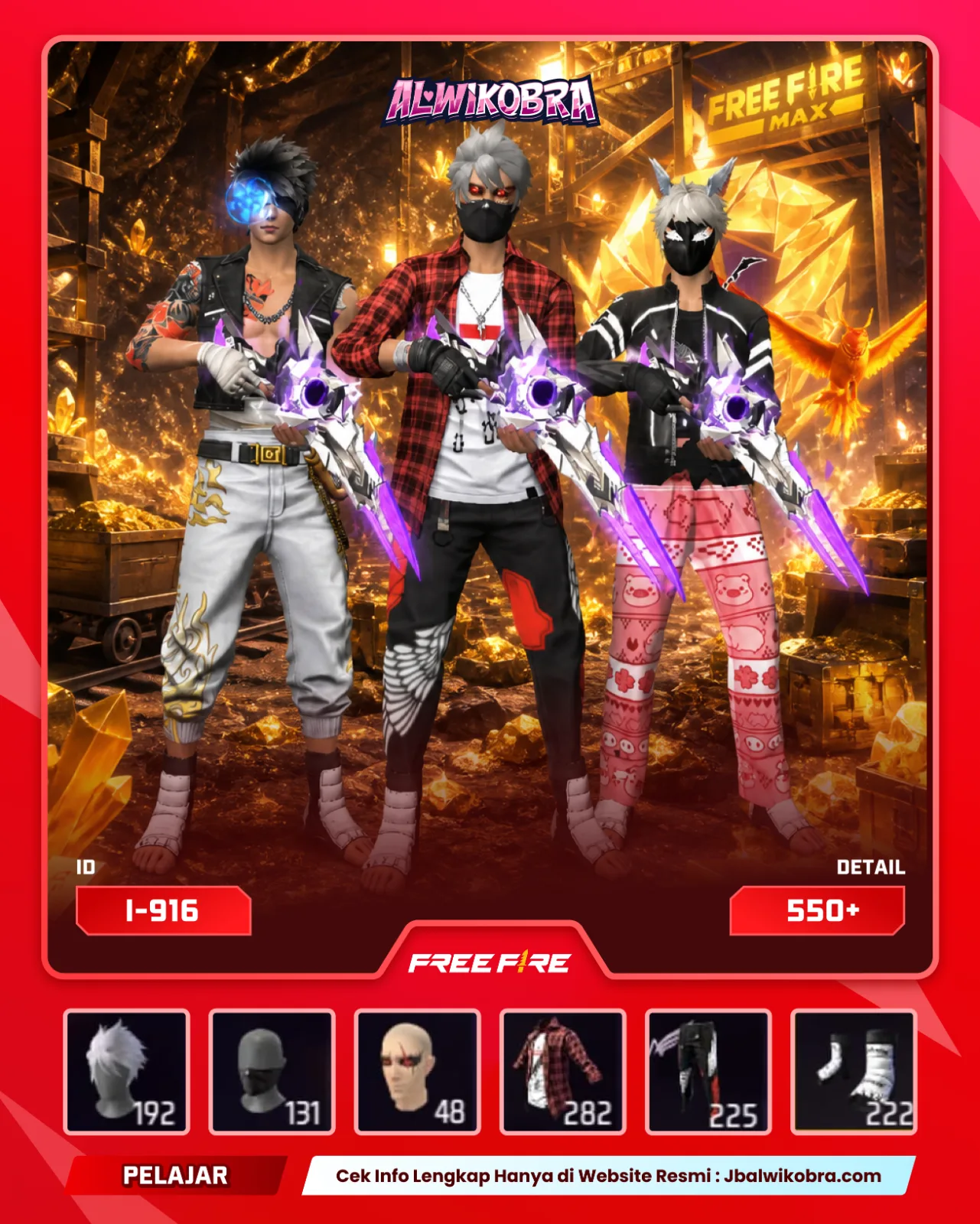 FREE FIRE 916 I — Free Fire — Pelajar