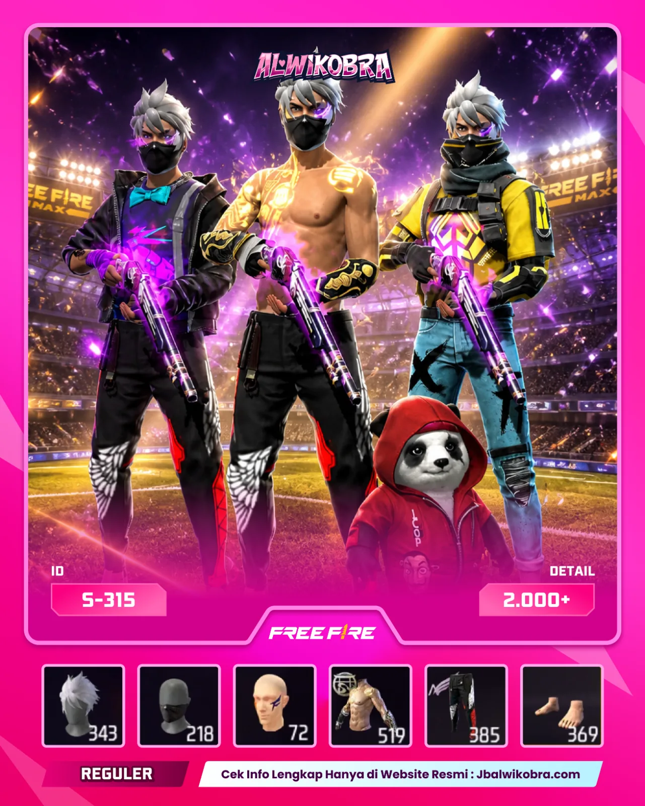 FREE FIRE S315 — Free Fire — Reguler