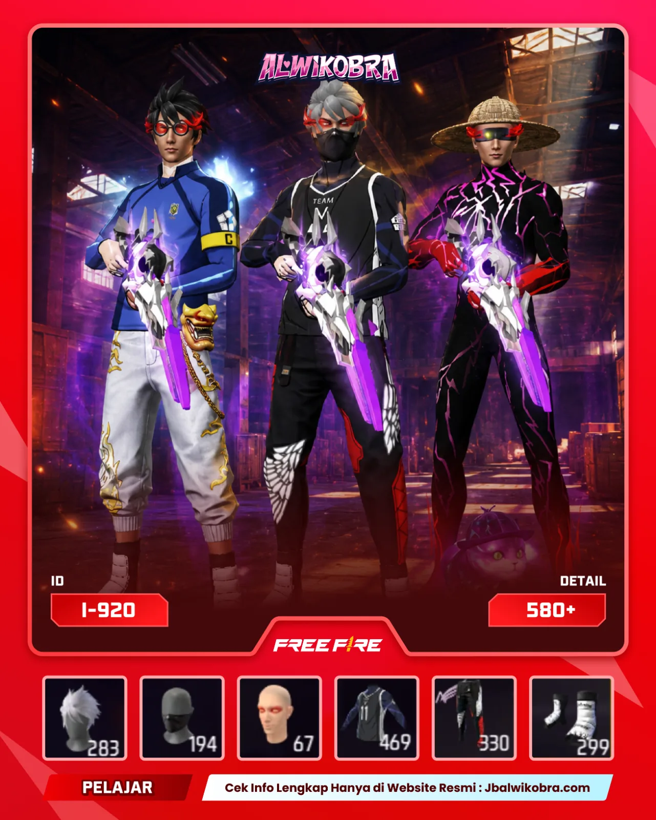 FREE FIRE 920 I — Free Fire — Pelajar
