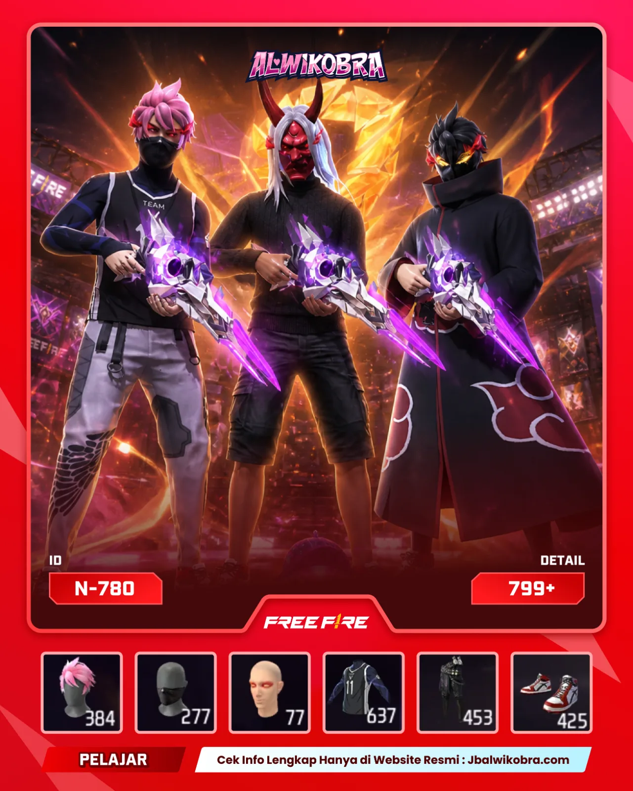 FREE FIRE N780 — Free Fire — Pelajar