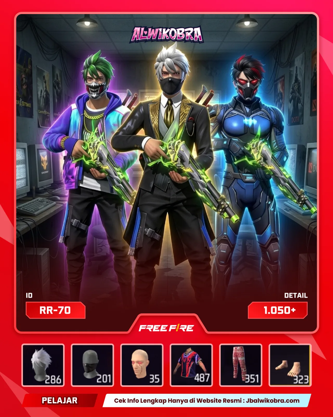 FREE FIRE RR70 — Free Fire — Pelajar