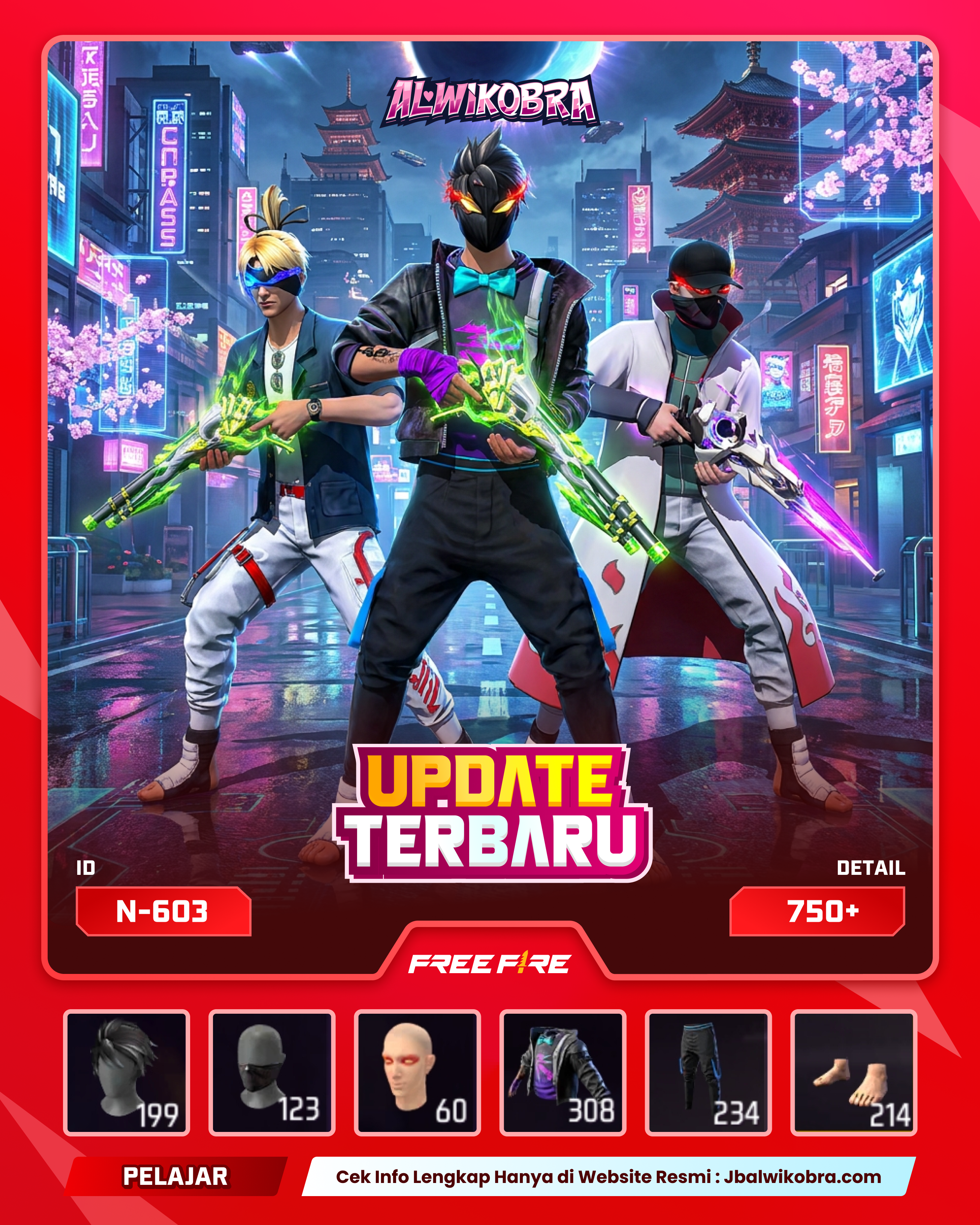 FREE FIRE N603 — Free Fire — Pelajar