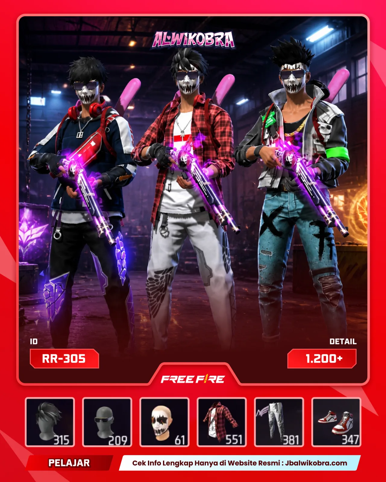 FREE FIRE RR305 — Free Fire — Pelajar