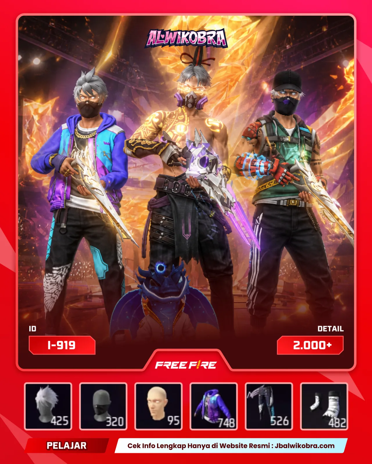 FREE FIRE 919 I — Free Fire — Reguler