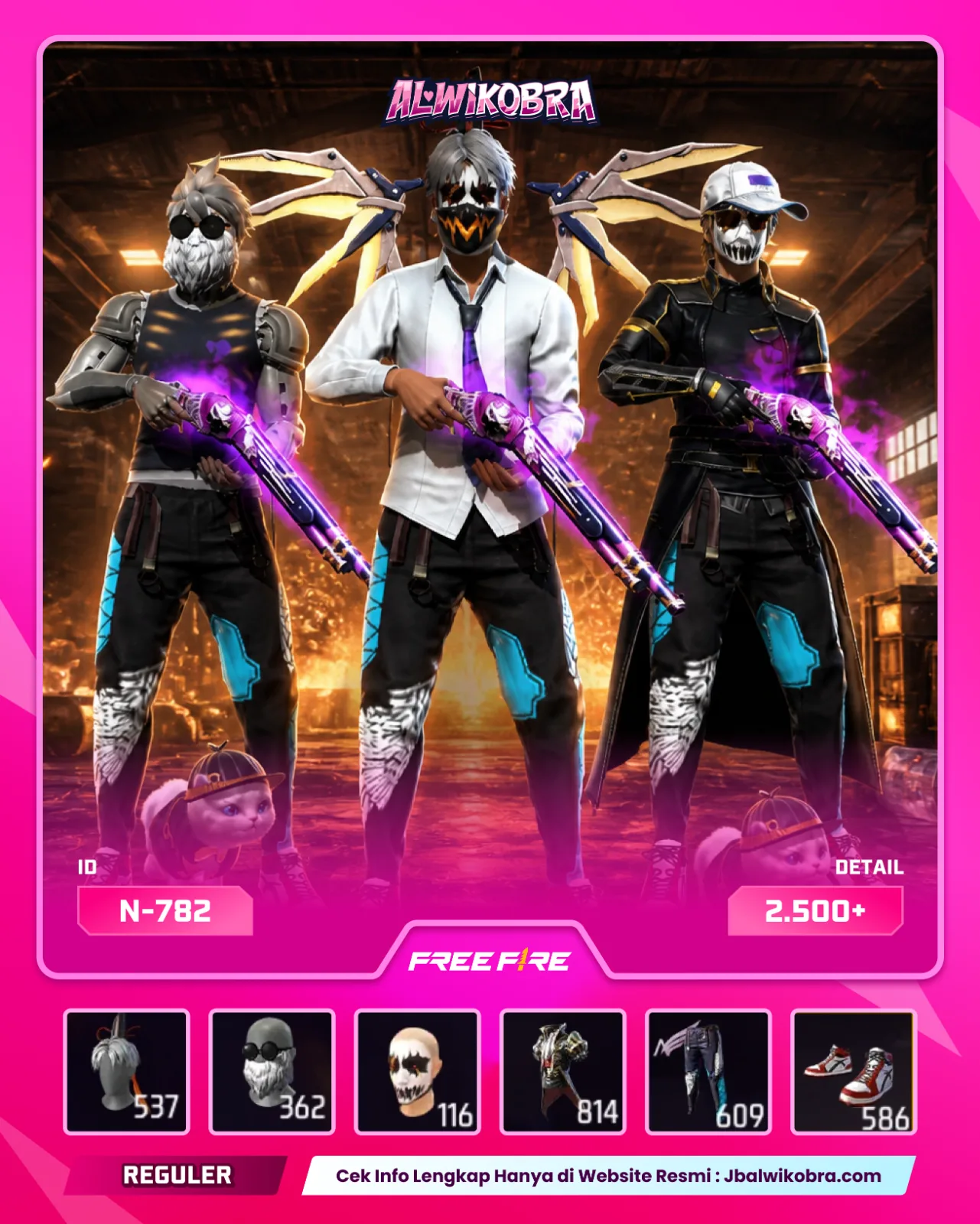 FREE FIRE N782 — Free Fire — Reguler