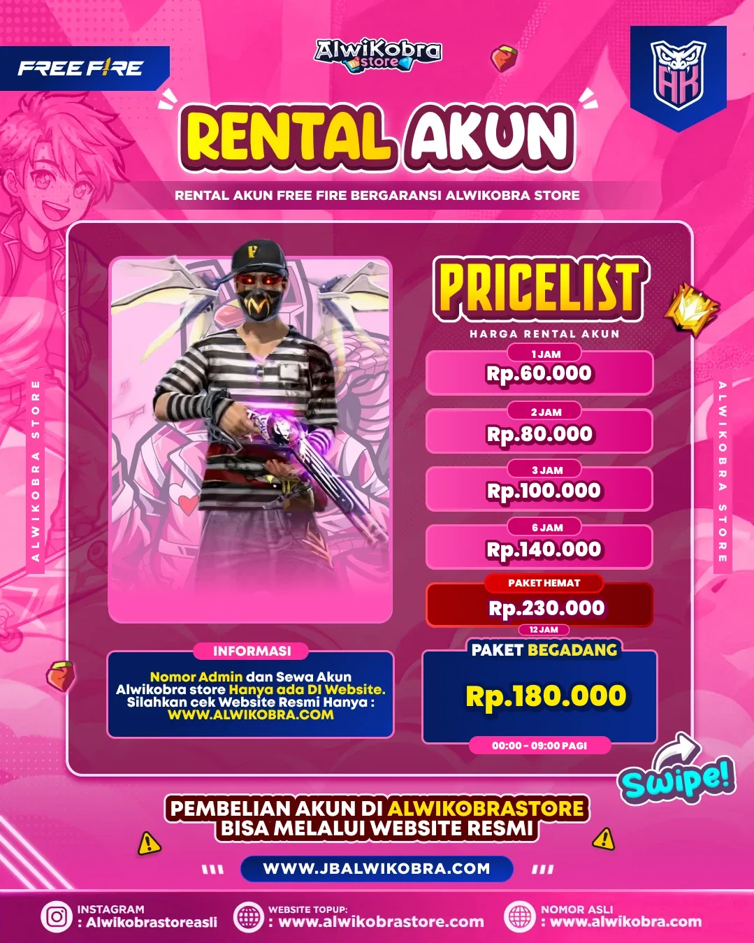 FREE FIRE RENTAL 04 — Free Fire — Premium
