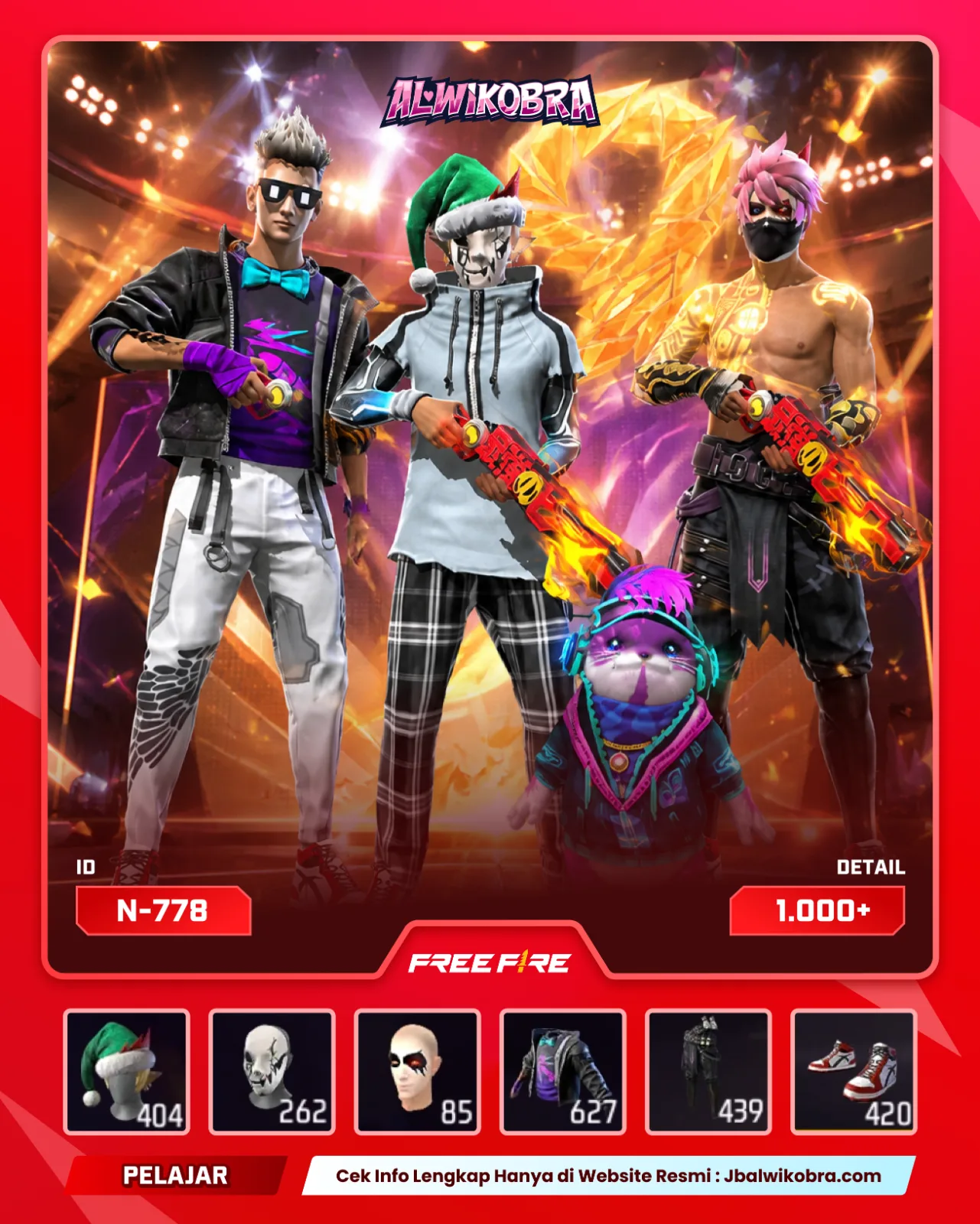 FREE FIRE N778 — Free Fire — Pelajar