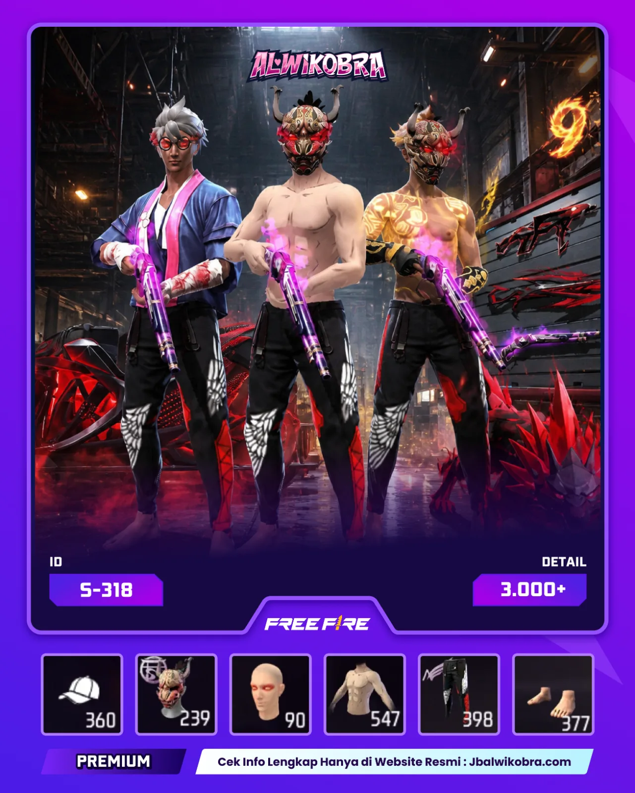 FREE FIRE S318 — Free Fire — Premium