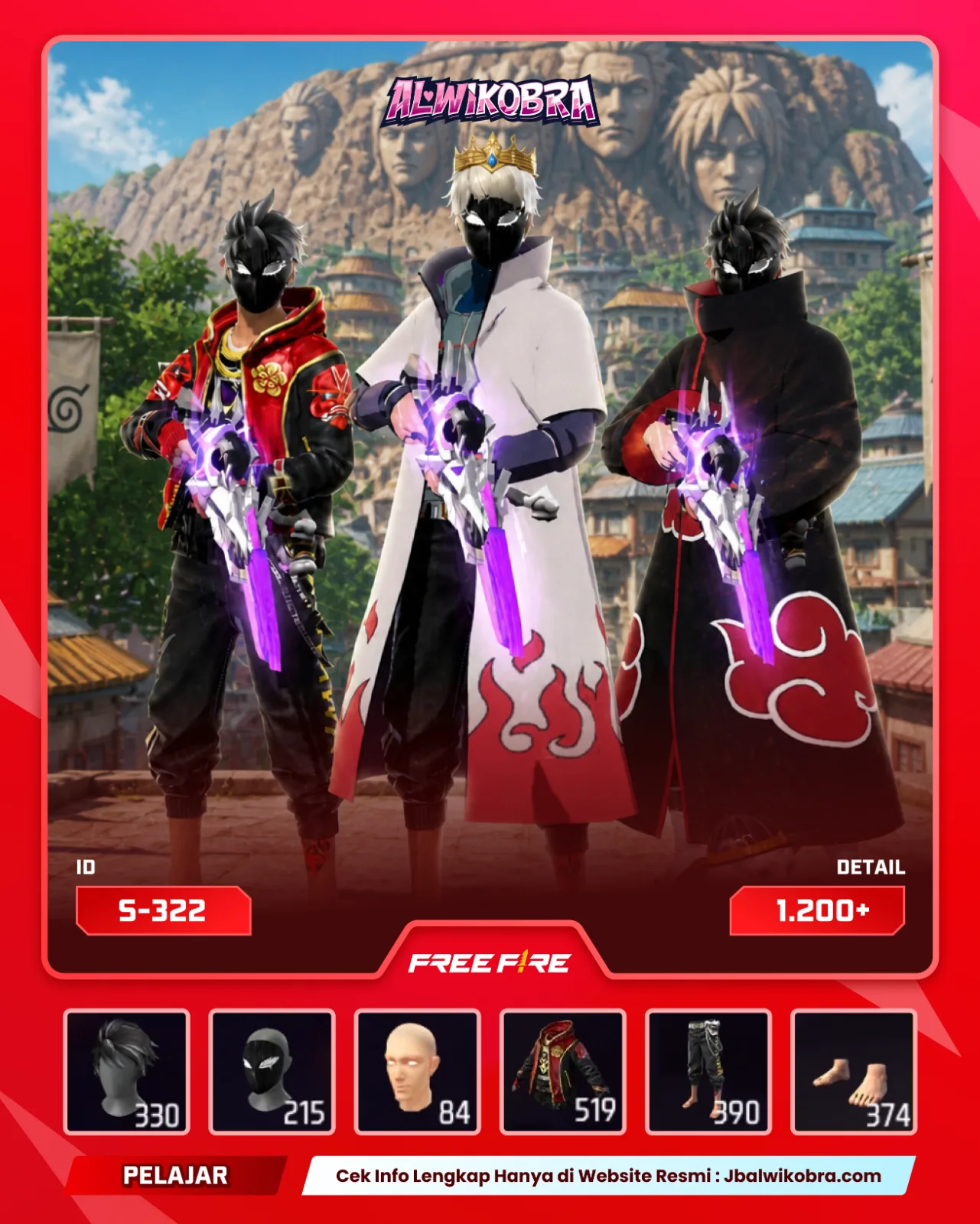 FREE FIRE S322 — Free Fire — Pelajar