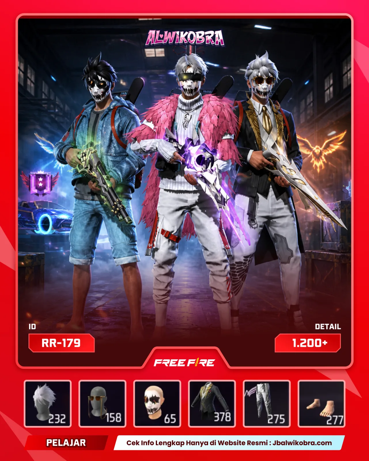 FREE FIRE RR179 — Free Fire — Pelajar